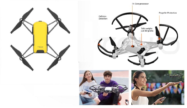 RYZE/DJI Tello Drone (Yellow)